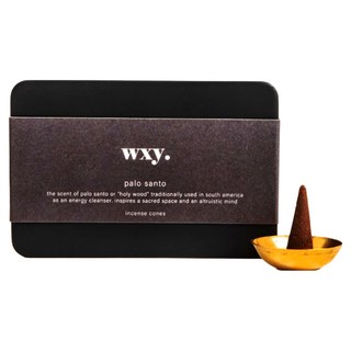 wxy. 香錐禮盒 秘魯聖木，英國產，尺寸12x8x4.5公分, palo santo, 黑色