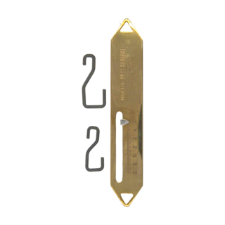 POST GEnERAL 黃銅尺標造型掛鉤, 單色, 1個