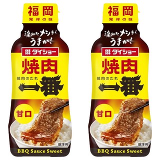 DAISHO 大逸昌 燒肉一番 甘口烤肉醬, 2個, 240g