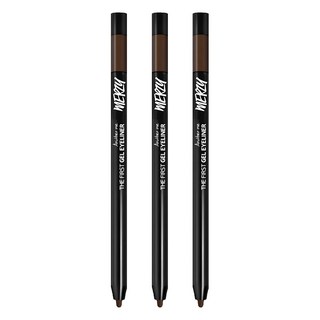 MERZY The First 防水眼線膠筆 乳霜質地 附削筆器, G2 深棕色, 3支