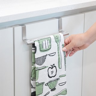 깨비다 무타공 스텐 행주걸이, 실버, 1개