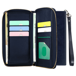 iPeak Jurode 拉鍊皮革錢包掛繩手帳式手機殼