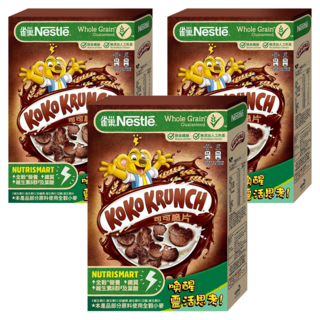 KoKo KRUNCH 可可脆片 全穀含纖維 多種維生素高鈣, 170g, 3盒