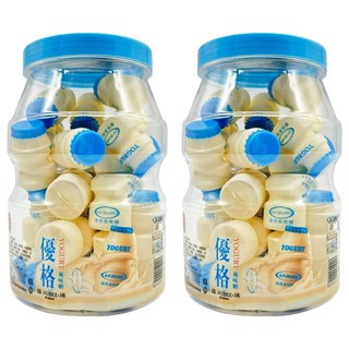 AJI OKASHI 味覺百撰 優格風味糖 每罐內含30小瓶 酸甜好滋味, 240g, 2罐