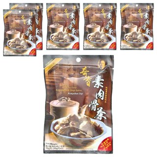 奇香 素肉骨茶 Set 馬來西亞風味 100%中藥材研磨製成, 35g, 6袋