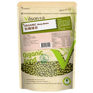 Vilson 米森 100%有機綠豆, 450g, 1包