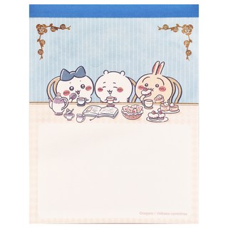 sun-star 吉伊卡哇午茶趣造型便條紙 - 藍色假日, 80張, 1本