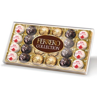 FERRERO ROCHER 金莎 盒裝綜合金莎巧克力 24顆裝, 259g, 1盒