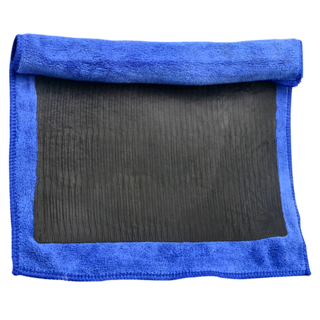 Carman 專用型汽車美容清潔磨泥磁土布 超細纖維, 藍色, 1個
