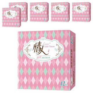 情人 超細柔抽取式衛生紙, 12包, 6袋