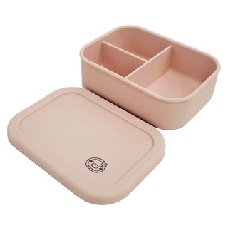 PUKU 藍色企鵝 午茶華夫格分隔矽膠餐盒 耐熱230°C 175ml/175ml/350ml, 草莓, 1個