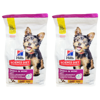 Hill's 希爾思 小型及迷你幼犬 特調 狗糧, 雞肉+大麥+糙米, 1.5kg, 2袋