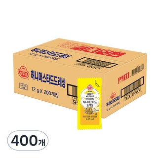 OTTOGI 不倒翁 蜂蜜芥末醬, 12g, 400包