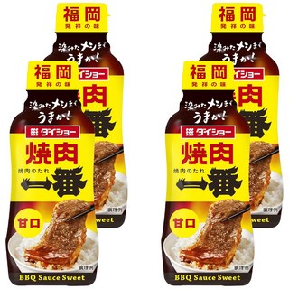 DAISHO 大逸昌 燒肉一番 甘口烤肉醬, 4個, 240g
