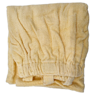 SIMPLE HOUSE 簡單工房 兒童蛋黃哥繡花吊帶浴裙 不含吊帶 棉紗 53 x 24cm, 蛋黃哥 黃色, 1個