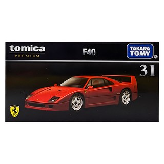 TOMICA 法拉利F40 TM13184 PRM31 6歲以上適用, Red, 1個