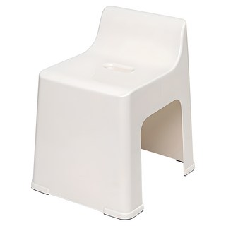 Jojiliving防滑浴室椅, 白色