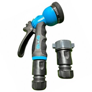 minono 米諾諾 快接式6段高壓噴槍組, 藍色 + 黑色, 1組