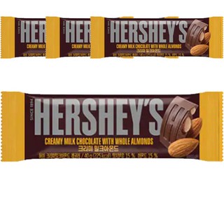 HERSHEY'S 好時 杏仁夾餡牛奶巧克力, 40g, 4條