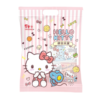 TRYGOODZ 翠菓子 HELLO KITTY 綜合米果 Set, 14gX14包 獨立小包裝, 196g, 1袋