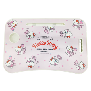 收納王妃 三麗鷗摺疊床上桌 KITTY滿版 12歲以上適用, 1個