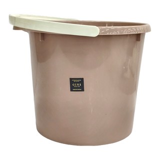 GINII 基尼 質感加厚手提水桶 12L 香頌粉 MIT台灣設計製造, 1個
