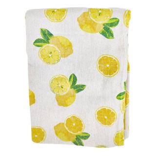 小銅板 日式亞麻門簾, 檸檬