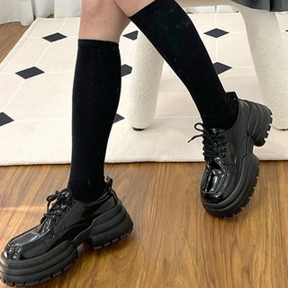 Aboutshoe 女款厚底牛津平底樂福鞋 TSP281