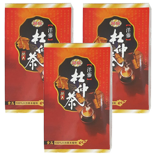 展瑄 杜仲茶 100%天然草本植物, 4g, 30包, 3盒