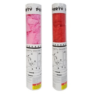 Joyparty 婚禮花瓣派對拉炮, 1套, 粉紅色 + 紅色