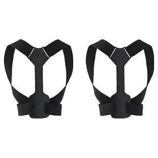 YORI 優里嚴選 專業龍骨矯正帶 男女通用 氨綸+滌綸, M, 2條