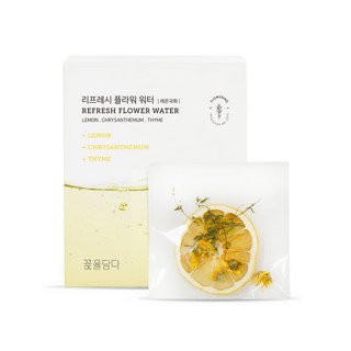 꽃을담다 리프레시 플라워워터 레몬국화, 7g, 10개입, 1개