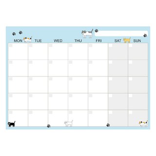 AA 晶裕荃 月曆磁鐵白板 軟磁鐵背面 可吸附鐵質表面 不刮傷表面, 1個