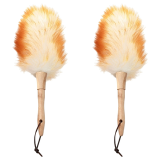 Nature Living 羊毛除塵撢 掸毛長約18cm 手柄長約16cm, 刷毛型, 2支