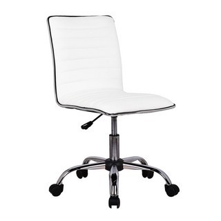 E-home Lindsey琳賽可調式電腦椅, 白色, 1個