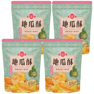 連城記 地瓜酥 青梅口味 嚴選台東香甜57號地瓜, 140g, 4包