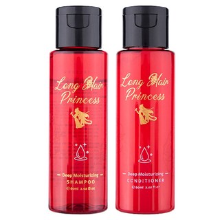 長髮公主的秘密 MINI 魔髮控油旅行組 深層保濕洗髮精+保濕修護素 60ml x 2, 1組