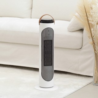 CLAPA 自動旋轉節能型PTC塔式暖風機, 白色, BPH-380W