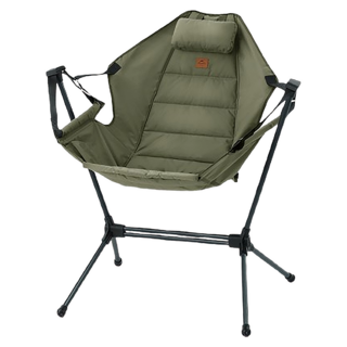 Naturehike 挪客 戶外折疊搖椅 YL11 NH21JJ004, 橄欖色, 1個