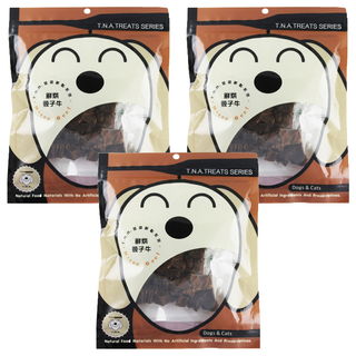 T.N.A. 悠遊 鮮點系列 寵物零食 鮮烘骰子牛 無添加甘油、防腐劑, 100g, 3包