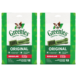 Greenies 健綠 潔牙骨 11-22公斤犬用 原味, 340g, 2包