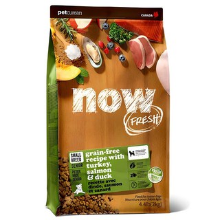 now 시니어 강아지 그레인프리 스몰브리드 건식사료, 칠면조, 2kg, 1개