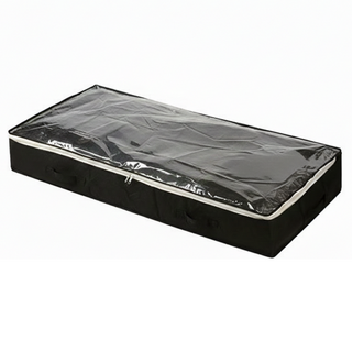 TAILI 太力 牛津布床底收納袋防潮衣物整理箱床底置物, 黑色, 1個