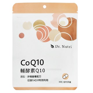 Dr.Nutri 輔酵素Q10, 30顆, 570mg, 1袋