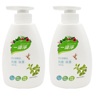 一滴淨 奈米碳酸液抗菌保濕洗手乳，溫和不傷手，含奧勒岡草精油, 400ml, 2瓶