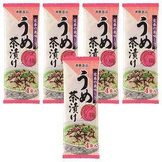 浦島海苔 經典梅子茶泡飯 4入, 19.6g, 5個
