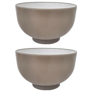NAKAYA Coupole 碗 L(16 x 9.6cm) 1.25L, 褐色, 2個