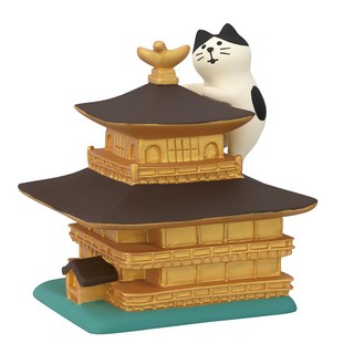 Concombre Decole 金閣寺爬爬貓擺飾, 1入