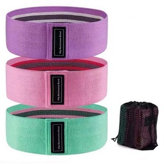 몬토 두꺼운 요가 스쿼트 힙업 밴드 세트 이미지