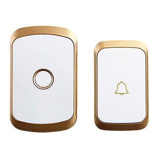 免打孔遠距離無線門鈴，300米穿透力，可調音可換樂，簡易安裝, 1個